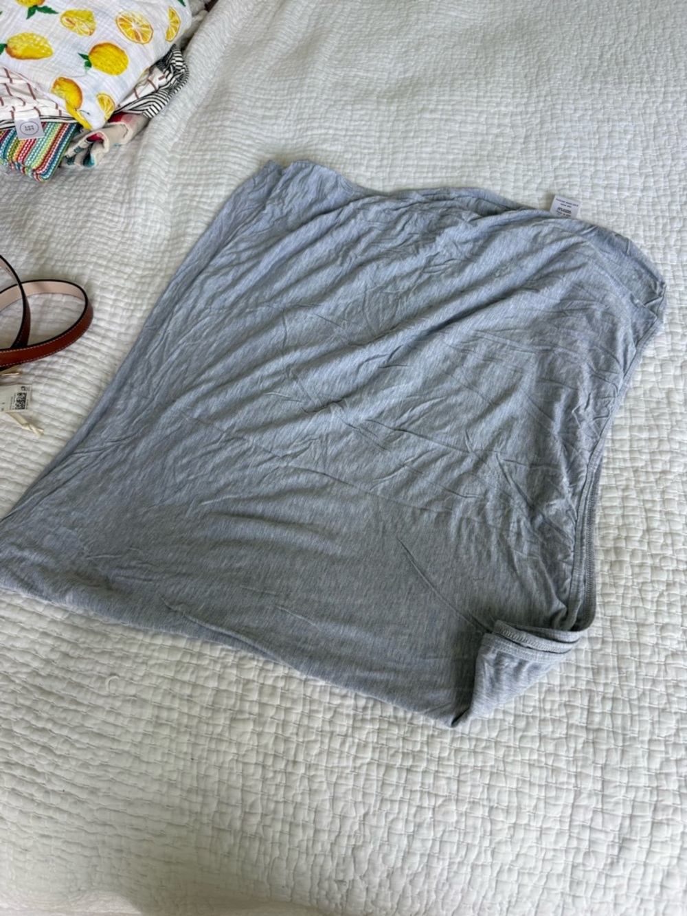 Light Gray Lou Lou swaddle